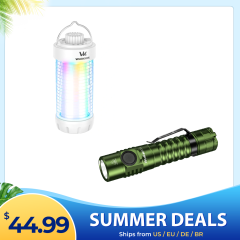 Camping Essentials Bundle (FC11C Green 4k+CL01 white)