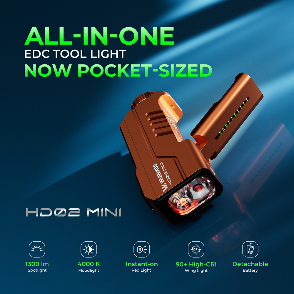 Wurkkos HD02MINI EDC Flashlight – Pocket-Sized Tool Light