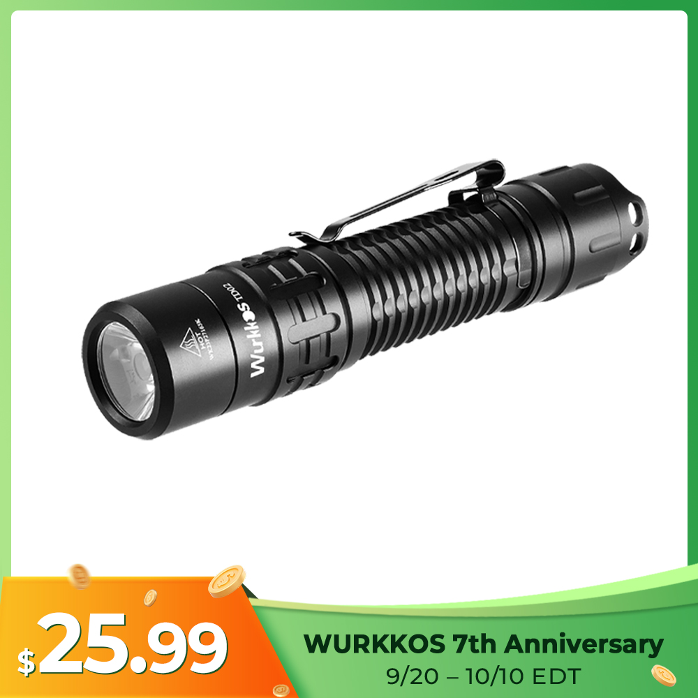 Wurkkos TS23 21700 Tactical Flashlight XHP70.3 HI LED 5000Lm Torch