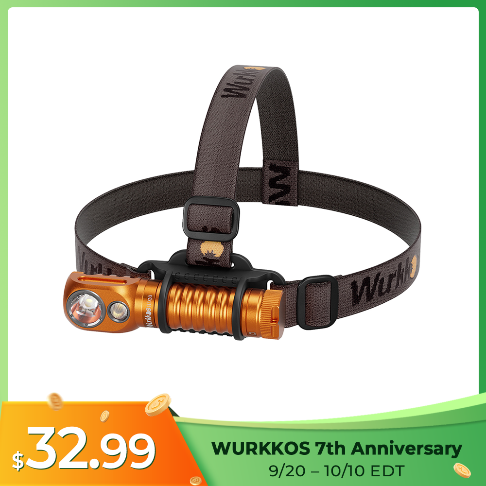 HD20 USB C Rechargeable Headlamp 21700 Flashlight 2000lm Dual LED LH351D and XPL with Magnetic Tail