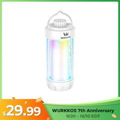 Wurkkos CL01 Camping Light with Adjustable Color Temperature/Power Bank/RGB Police Modes/Magnet Tail/21700 Battery Replaceable