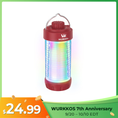 Wurkkos CL01 Camping Light with Adjustable Color Temperature/Power Bank/RGB Police Modes/Magnet Tail/21700 Battery Replaceable
