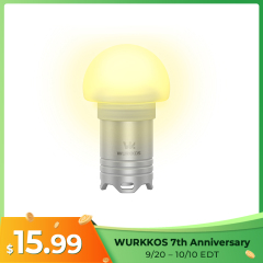 【New Release】Wurkkos DL04 RGB Signal Light – 9 RGB Modes, IPX8 Waterproof, Detachable Battery, Jellyfish Design for Camping, Diving ,Swimming & Emergency Visibility