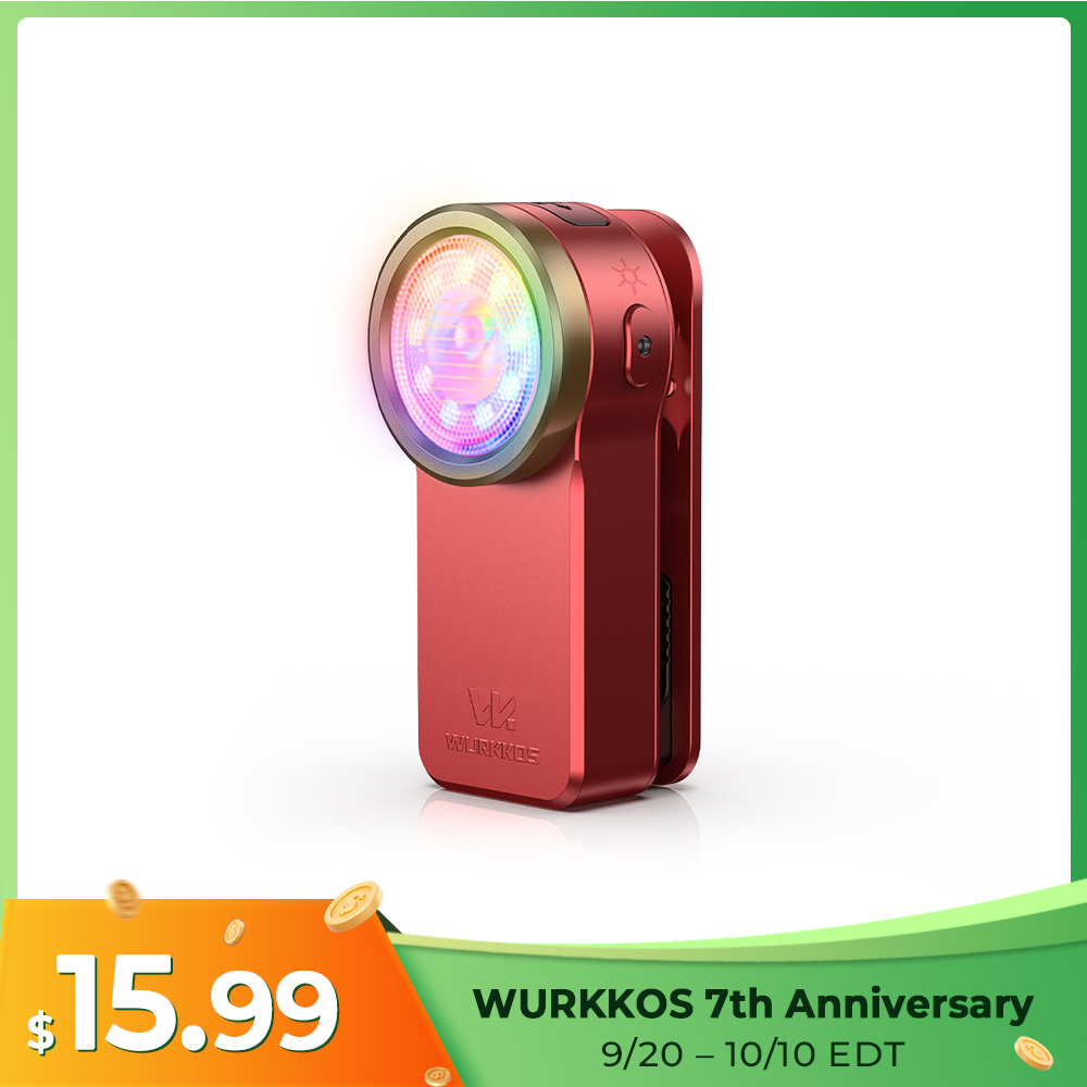 Wurkkos HD03 iF Design Award Clip Light – 680LM USB‑C Rechargeable EDC Flashlight with Spotlight, Floodlight (95 CRI), RGB, Magnet & Constant Current Driver