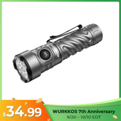 【New Release】Wurkkos TS26 Anduril EDC Flashlight, 3470 Lumens 197M, Boost driver, Reverse Charging＆IPX8, Magnetic tailcap