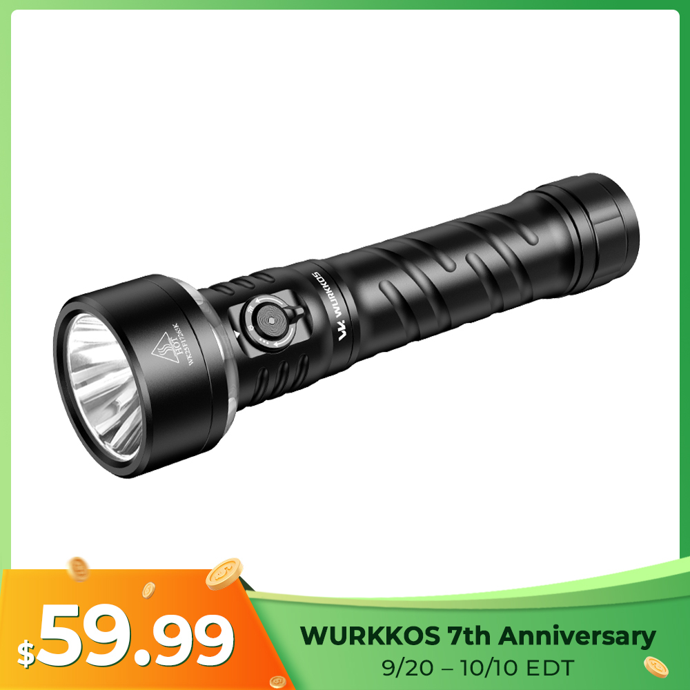 Wurkkos TS27 | 3200LM Super Bright Flashlight, 845m Throw, RGB Lighting, 3000–6000K Adjustable Color Temperature, 300-Hour Long Runtime, Reverse Charging Power Bank