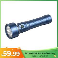 Wurkkos TS27 | 3200LM Multi-Mode Flashlight with Lantern & RGB, 845m Throw, 3000–6000K CCT, 300-Hour Runtime, Power Bank