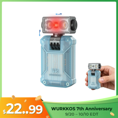 【New Release】WURKKOS HD04 Clip-On EDC Flashlight – 750LM, Multi-Angle 180° Rotating Head, Spotlight/Floodlight/RGB for Outdoor, Work & Emergency