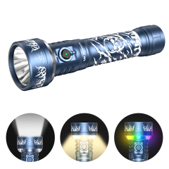 Wurkkos TS27 | 3200LM Multi-Mode Flashlight with Lantern & RGB, 845m Throw, 3000–6000K CCT, 300-Hour Runtime, Power Bank