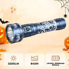 Wurkkos TS27 | 3200LM Multi-Mode Flashlight with Lantern & RGB, 845m Throw, 3000–6000K CCT, 300-Hour Runtime, Power Bank
