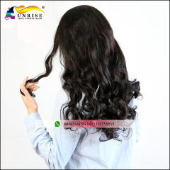 Good quality Brazilian front lace body wave wig 100% human hair remy hair grade peruca for women