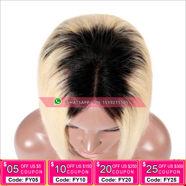 Fashion #1b/613 Color Full Lace Human Hair bob Wigs Brazilian Remy Hair, Silky stragith lace front bob Wigs With Baby Hair Pre Plucked