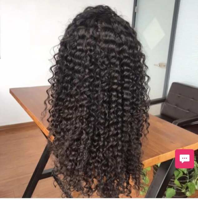 Factory direct sale curly  African American  full lace wigs with baby hair