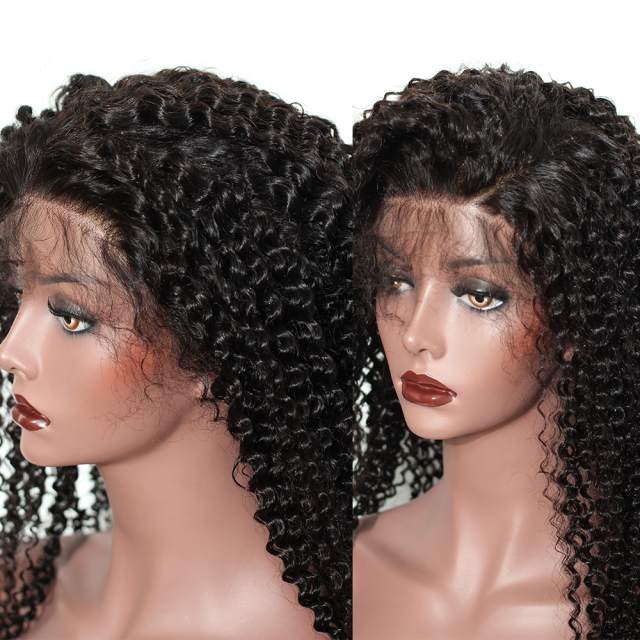 Top quality 100% human hair lace wigs kinky curly, glueless African American human hair wigs free shipping