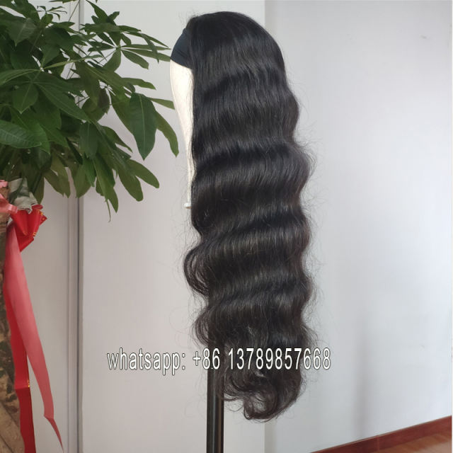 Head band Wigs For Black Women Malaysian Body Wave Human Hair Wigs With Headband Glueless Remy Scarf Headband Wig Human Hair