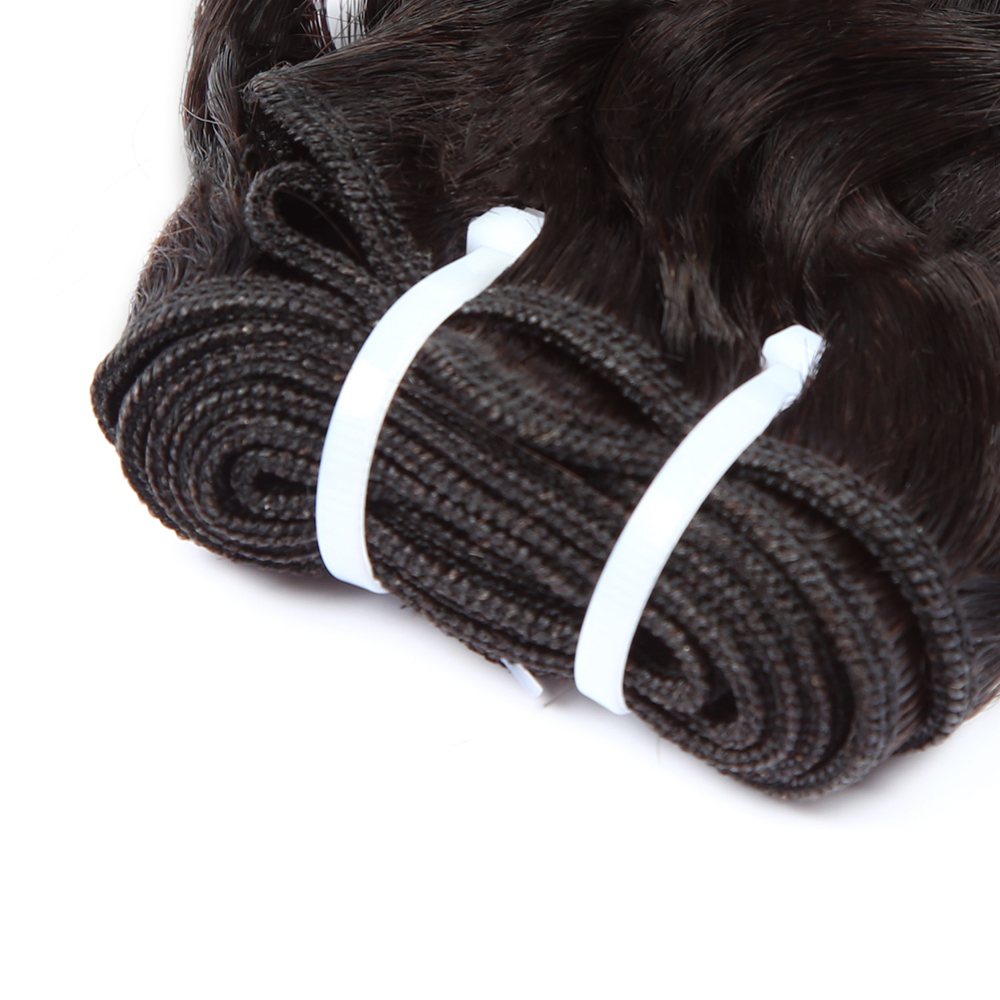 XYS  Human Hair Italian Curly Bundles