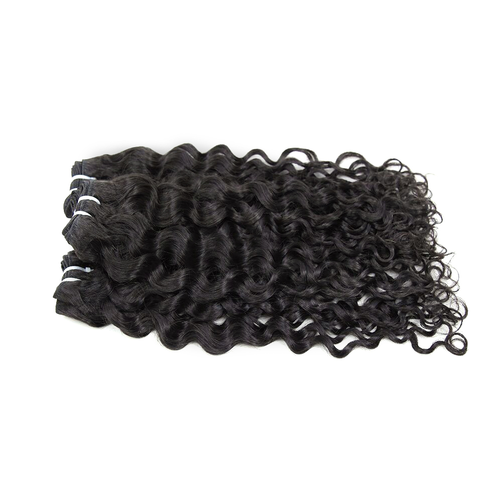 XYS  Human Hair Italian Curly Bundles