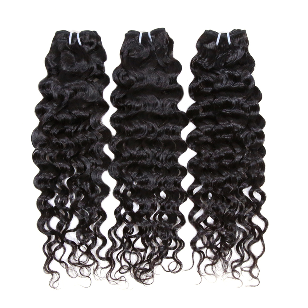 XYS  Human Hair Italian Curly Bundles