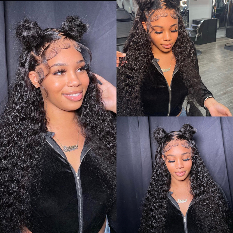 Hot Sale Deep Wave  Human Hair HD Lace Front Wigs