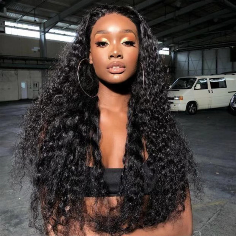 Italian Curly HD Lace Frontal Wigs With Baby Hair For Women