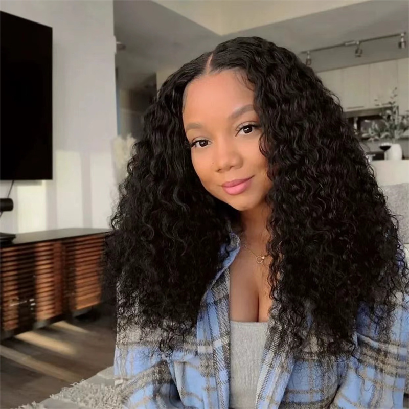 Italian Curly HD Lace Frontal Wigs With Baby Hair For Women