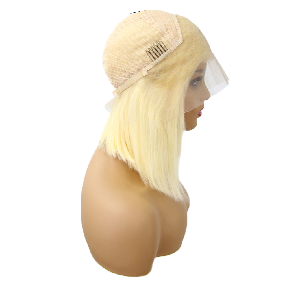 613 Straight Blonde Bob Wigs Lace Frontal Wigs For Sale