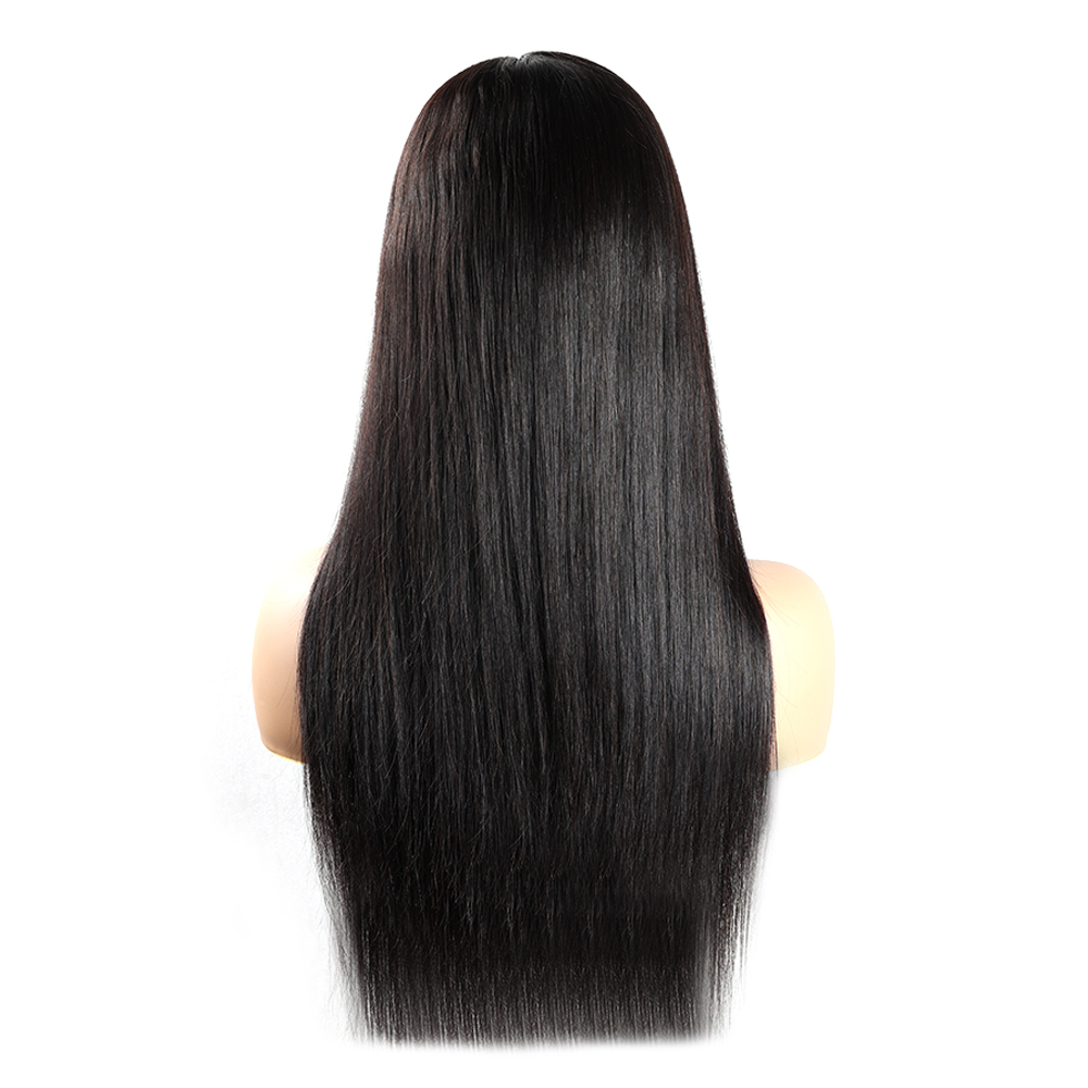 XYS Hair Human Straight Full Lace Wigs With Pre-Plucked Hairline