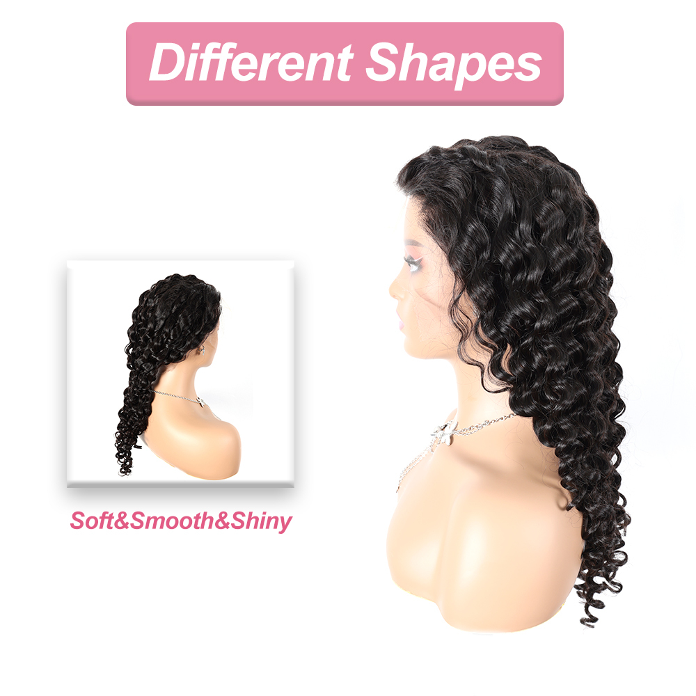 Italian Curly HD Lace Frontal Wigs With Baby Hair For Women