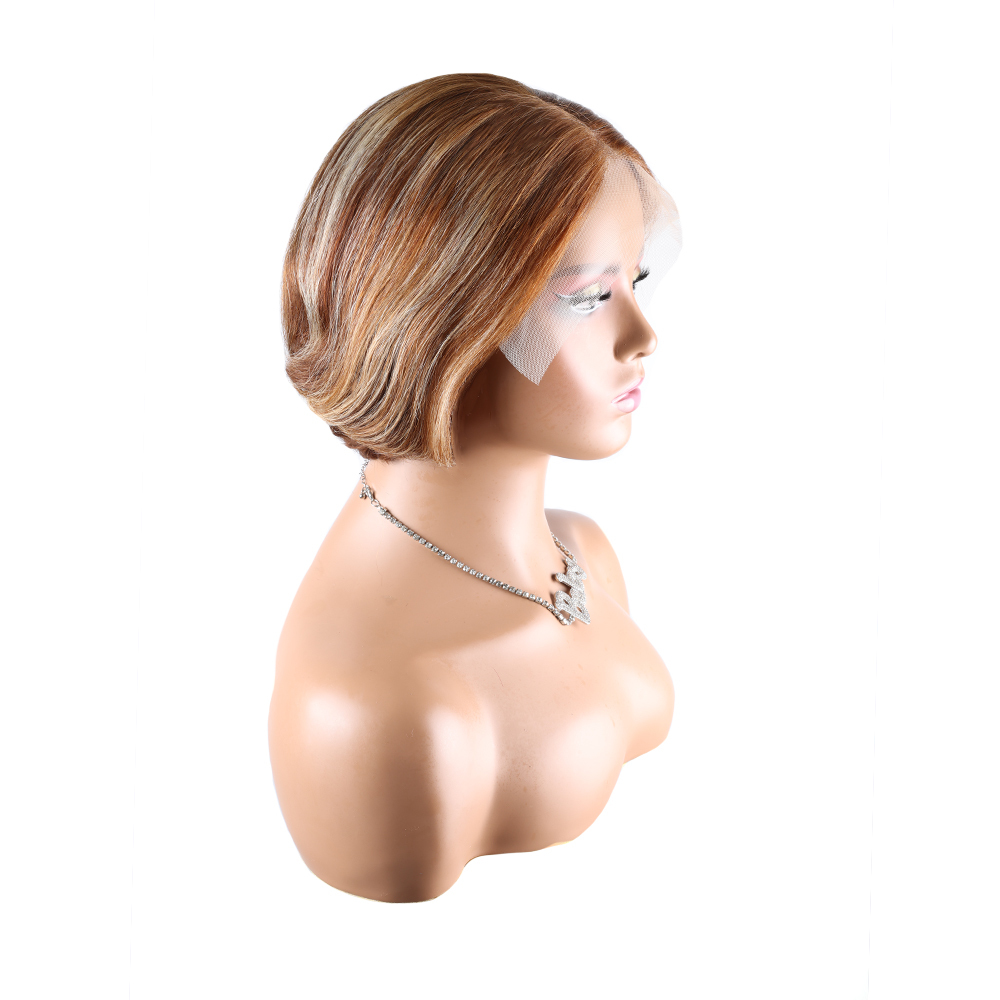 XYS Hair  ShaXuan Frontal Colored Bob  Wigs Short Cut Wig