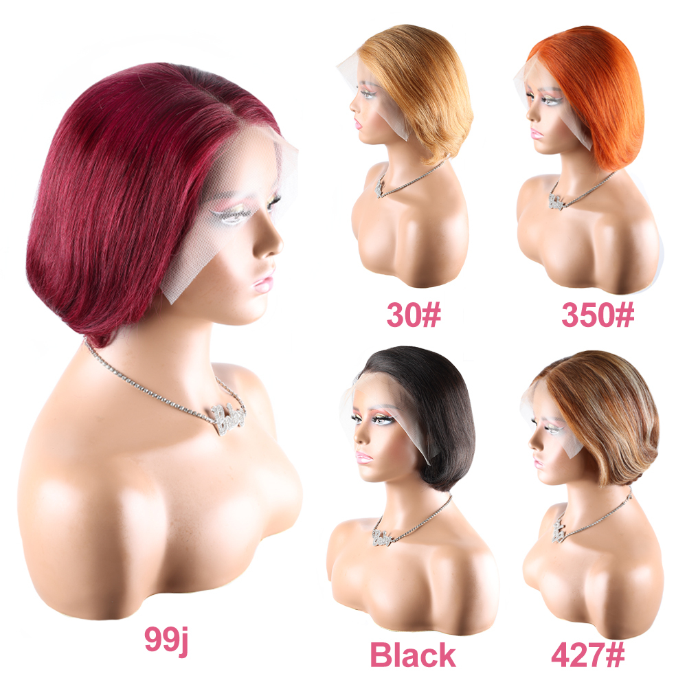 XYS Hair  ShaXuan Frontal Colored Bob  Wigs Short Cut Wig