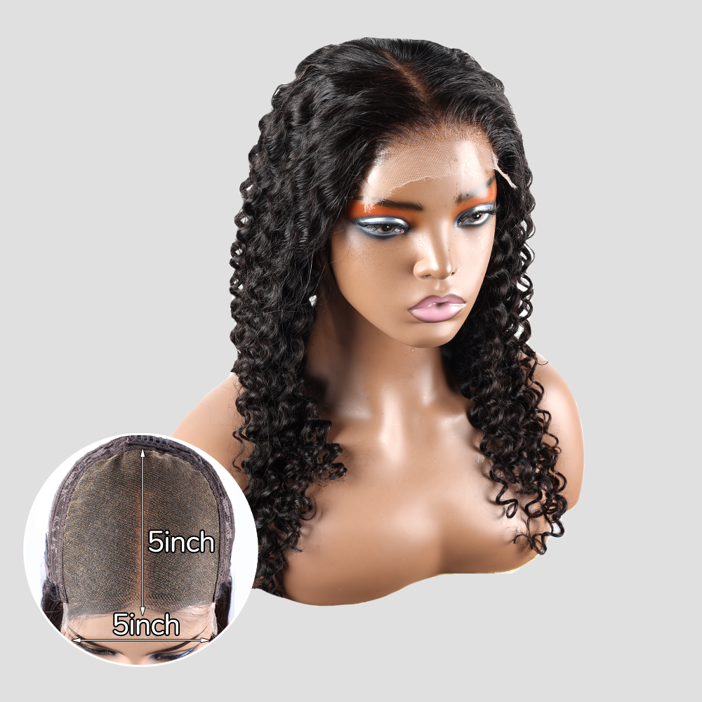 XYS Hair Pre-Bleached Bye-Bye Knots Wig 5X5 HD Lace Straight Invisible Knots Wig