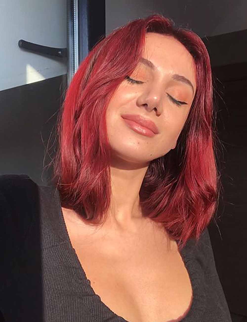 XYS Hair  99J  Frontal Colored Bob  Wigs 180% Density