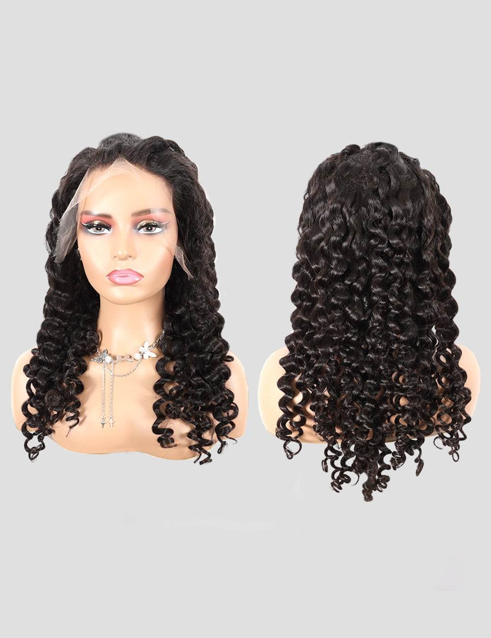 Italian Curly HD Lace Frontal Wigs With Baby Hair For Women