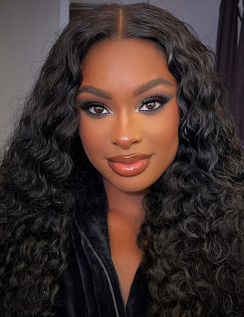 XYS Hair Water Wave 360 Lace Long Wig 100% Human Hair Pre-bleached