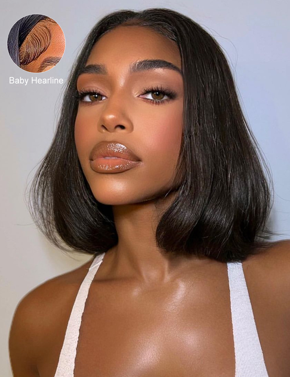 XYS Hair Straight Human Hair 5x5 HD Lace Cloure Wig 180% Density