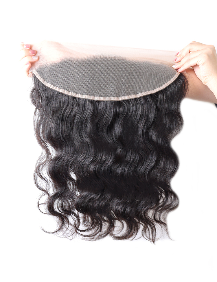 XYS Hair 5x5/13x4 Transparent Lace Closure/ Frontal with 3 Bundles Human Hair (Straight/ Body Wave)