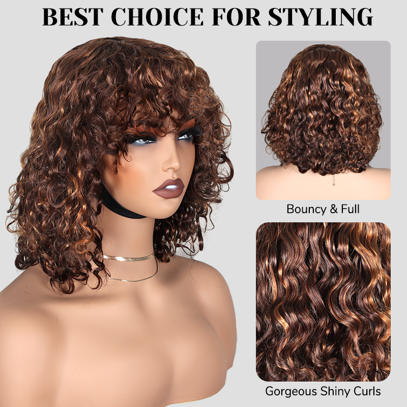 highlight bob wig​