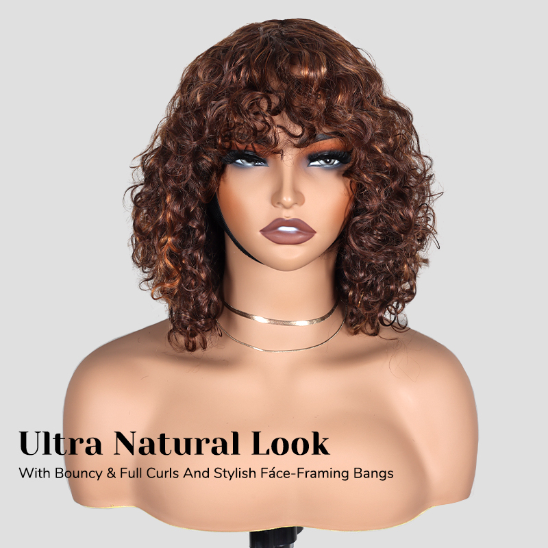 highlighted human hair wigs​