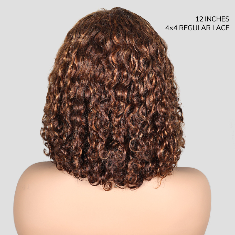 water wave wig human hair​