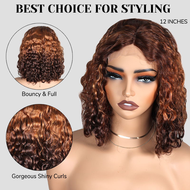water wave wig human hair