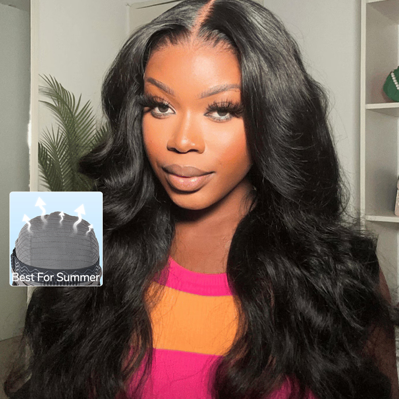 XYS Hair 7x6 HD Lace Front Wigs Body Wave Glueless Wig Ready To Wear Pre Bleached