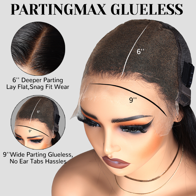 XYS Hair 9x6 HD Lace Straight Glueless Ready to Wear Human Hair Wigs
