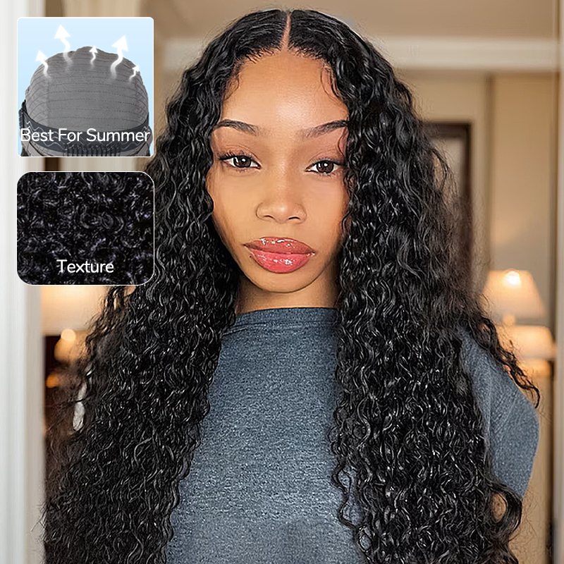 XYS Hair 9x6 HD Lace Burmese Curly Human Hair Glueless Wigs With Natural Hairline