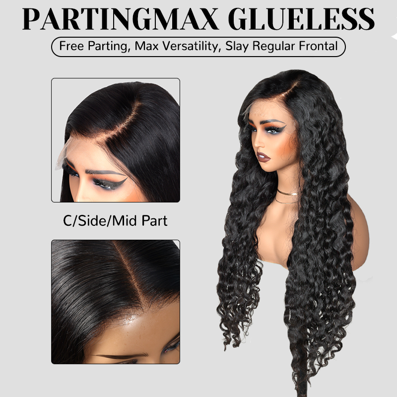 XYS Hair 7x6 Water Wave Bye-Bye Knots Wig Wear And Go Glueless Wigs With Natural Hair Line
