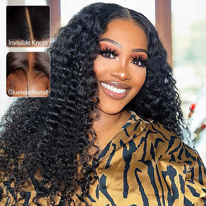 XYS Hair 9x6 HD Lace Burmese Curly Human Hair Glueless Wigs With Natural Hairline