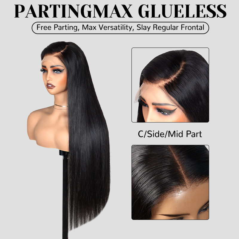 XYS Hair 7x6 HD Lace Straight Glueless Wigs With Pre-Bleached Invisible Knots