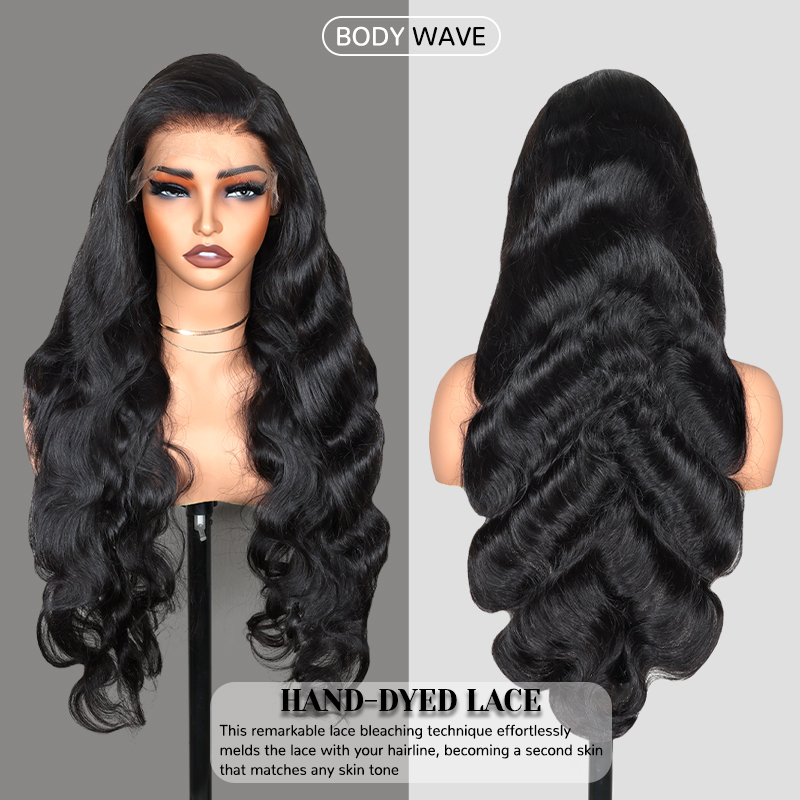 XYS Hair 7x6 HD Lace Front Wigs Body Wave Glueless Wig Ready To Wear Pre Bleached
