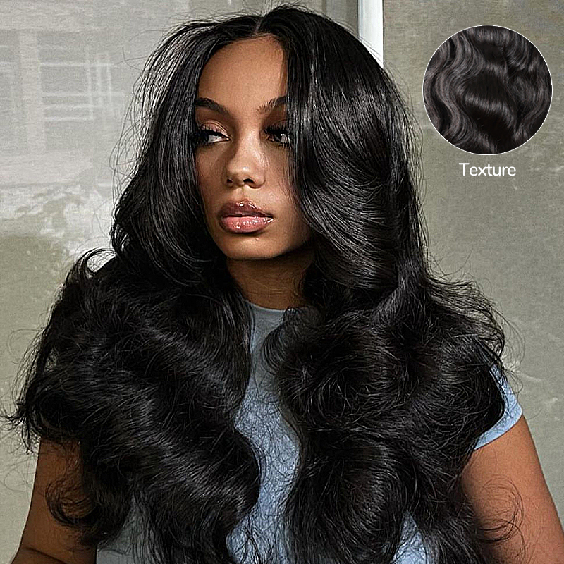 XYS Hair Body Wave 9x6 Invisible HD Lace Glueless Wear And Go Wigs Human Hair