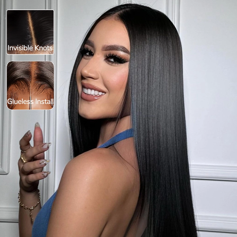 XYS Hair 9x6 HD Lace Straight Glueless Ready to Wear Human Hair Wigs