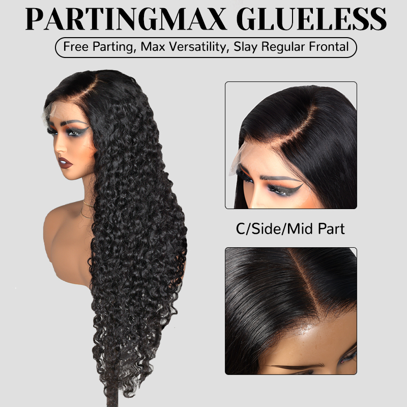 XYS Hair Pre Cut 7x6 HD Lace Burmese Curly Glueless Wigs With Natural Hair Line